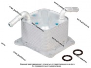 Радиатор масляный LADA Vesta 15- Nissan Juke 10- 1.6i CVT LUZAR LOc 0101|Код 71954