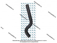 Патрубок радиатора 2108 KRAFT нижний KT 885872|Код 72513