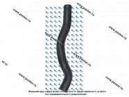 Патрубок радиатора 21082 KRAFT нижний KT 885873|Код 72515
