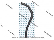 Патрубок расширительного бачка 2111 KRAFT KT 885848|Код 72552