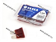 Предохранитель флажковый TESLA 50шт 7,5A|Код 72626