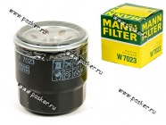 Фильтр масляный Hyundai Solaris II 1.4, Kia Rio IV 1.0-1.4 c 2017 года MANN W7023|Код 73297
