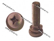 Винт М5х20 крепления крышек бензонасоса и карбюратора с граверной шайбой|Код 7410