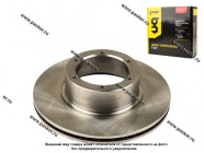 Диск тормозной ГАЗ 3302 G-PART передний 3302-3501077|Код 74107