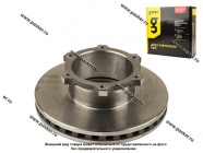 Диск тормозной Газель Next передний A21R23.3501078 G-PART|Код 74111