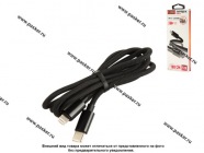 Кабель Lightning - Type-C 1м 3A WIIIX CB-555TC-U8-LOOK-10B быстрый черный|Код 74168