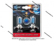 Лампа галоген 12V H18 65W PY26d-1 SUPER WHITE+30% Xenite 2шт 1007149|Код 74489