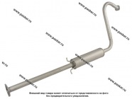 Резонатор Chevrolet Lanos НОРМА без катализатора 3972|Код 74891