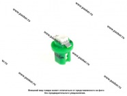 Лампа светодиод 12V1.2W B8.5d Nord YADA 1SMD зеленая [упаковка 10 шт.]|Код 74922
