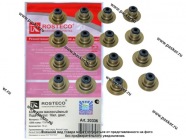 Колпачки маслосъемные LADA Largus Renault Logan 16кл дв 16шт ROSTECO|Код 75199