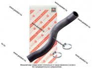 Патрубок радиатора 2108i 2115i ROSTECO нижний 2 хомута 20138|Код 75237