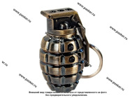 Брелок Фонарик 2 светодиода + лазер в виде Гранаты|Код 75686