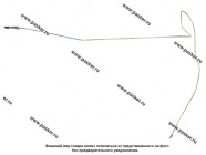 Тормозная трубка LADA Largus от гидроагрегата ABS к левому заднему тормозу задняя БИЗНЕСПРИОРИТЕТ|Код 75804