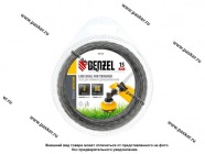 Леска для триммера 2,0мм х 15м двухкомпонентная квадрат EXTRA CORD Denzel 96124|Код 75920