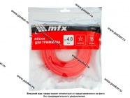 Леска для триммера 4,0мм х 15м звезда MTX 96864|Код 75925