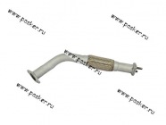 Труба приемная Hyundai Porter с гофрокомпенсатором ФОБОС 7677|Код 7677