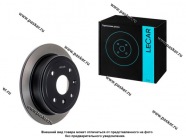 Диск тормозной Chevrolet Lacetti 04- Daewoo Nubira 03- LECAR задний LECAR000066502 [упаковка 2 шт.]|Код 76825