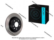 Диск тормозной Ford Focus (II) 05- Focus C-Max 03-07 C-Max 07-LECAR задний LECAR000136502 [упаковка 2 шт.]|Код 76832