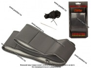 Оплетка на руль Garde серая GTX28 D-37см|Код 76948