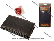 Оплетка на руль Garde черная + красная нить GTX26 D-37см|Код 76949