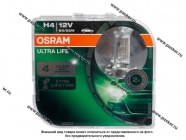 Лампа галоген 12V H4 60/55W P43t OSRAM ULTRA LIFE 64193ULT-HCB|Код 77003