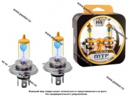 Лампа галоген 12V H4 60/55W P43t MTF Aurum 3000К|Код 77510