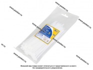 Хомут пластмассовый 3,6х150 ленточный KRAFT 50шт белый 880603|Код 77953