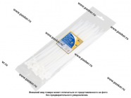 Хомут пластмассовый 4,8х250 ленточный KRAFT 50шт белый 880607|Код 77957