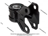 Сайлентблок Mazda 3 09- переднего нижнего рычага задний (с кронштейном) LECAR LECAR000027702|Код 78580