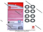 Кольцо уплотнительное форсунки HYUNDAI Accent, Elantra, Tucson 8 шт силикон ROSTECO|Код 78717