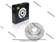 Диск тормозной 2110 2190 Granta TRIALLI R13 передний с перфорацией DF 435 [упаковка 2 шт.]|Код 78847