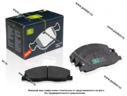 Колодки тормозные Газель NEXT передние TRIALLI PF 972|Код 78877