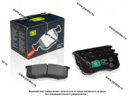 Колодки тормозные УАЗ все мод с дисковым тормозом передние TRIALLI PF 968|Код 78882