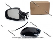 Зеркало боковое Renault Logan Sandero, LADA Largus левое эл приводом обогревом с обл под окраску|Код 79137