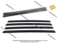 Уплотнитель боковых стекол LADA Vesta ворсалановый (бархотка)|Код 79165