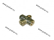 Тройник тормозных трубок Волга передний 24-3506131-01|Код 8080