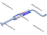Резонатор 21082 ФОБОС закатной под катализатор 8629|Код 8629