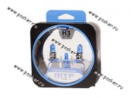 Лампа галоген 12V H3 55W Pk22s MTF VANADIUM 5000К|Код 8816