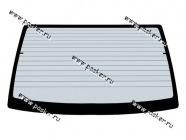 Стекло заднее 2110 КМК GLASS с электрообогревом VAZS0049|Код 9007