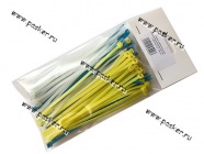 Хомут пластмассовый 3,6х150 ленточный 100шт цветные|Код 9171