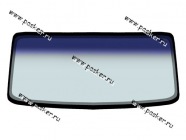 Стекло ветровое 2121 КМК GLASS 3-х слойное с полосой и шелкографией VAZT0075|Код 9549