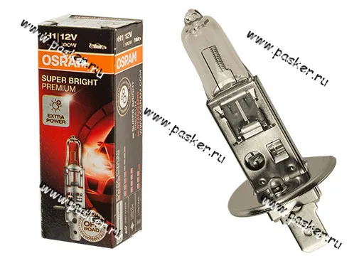 Лампа галоген 12V H1 100W P14.5s OSRAM 62200SBP