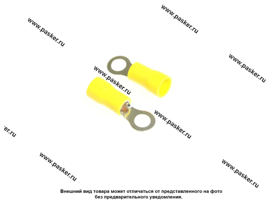 Клемма под болт 5,3мм Nord YADA изолированная желтая 4,0-6,0мм кв НКи 6.0-5/НКи5,5-5