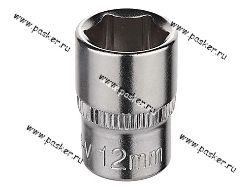 Головка торцевая 12 1/4 короткая 6-гранная KRAFT KT 700650
