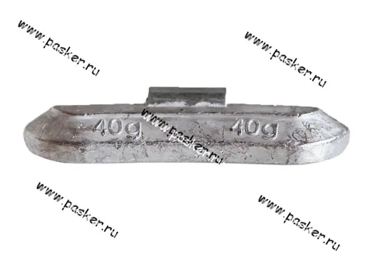 Грузик балансировочный 40гр NORM со скобой [упаковка 10 шт.]