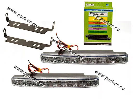 Огни ходовые дневные DRL-L8 3528 SMD 1.8 Вт