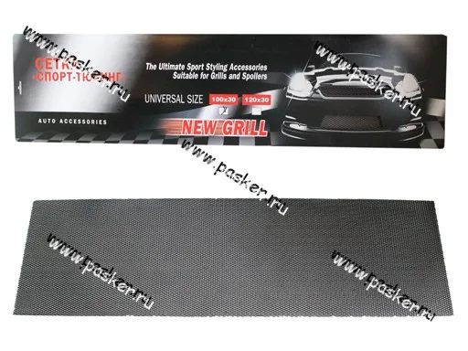 Сетка Sport Grill 1000х300 10х5 соты черная
