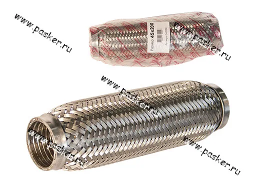 Гофра глушителя 45x200 Garde 3х слойная Interloсk G45200