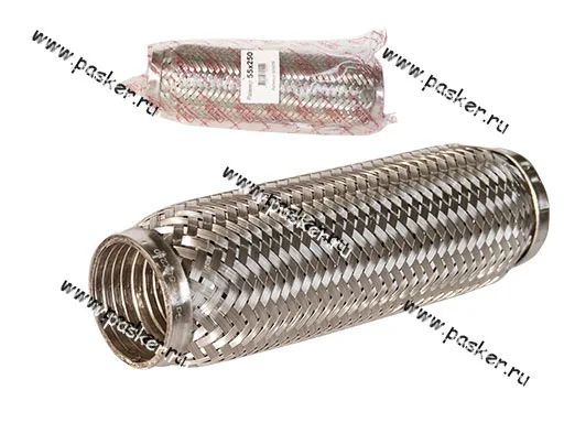 Гофра глушителя 55x250 Garde 3х слойная Interloсk G55250