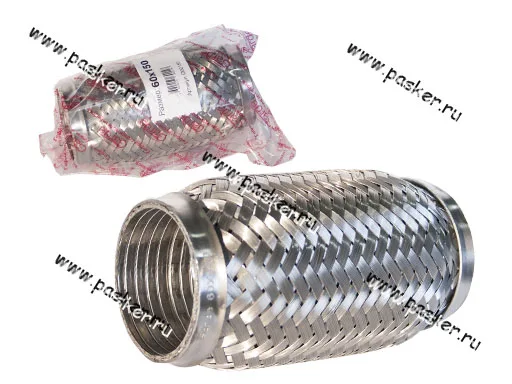 Гофра глушителя 60x150 Garde 3х слойная Interloсk G60150